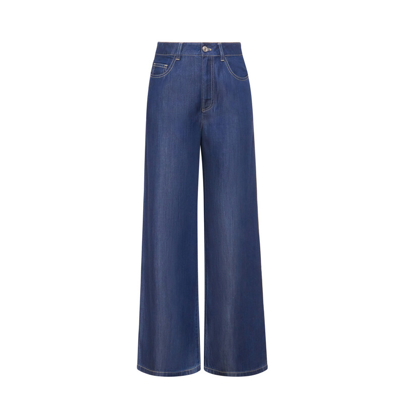 Суперлегкие джинсы Deep Breath прямые широкие, темно-синий
Суперлегкие джинсы Deep Breath прямые широкие, темно-синий