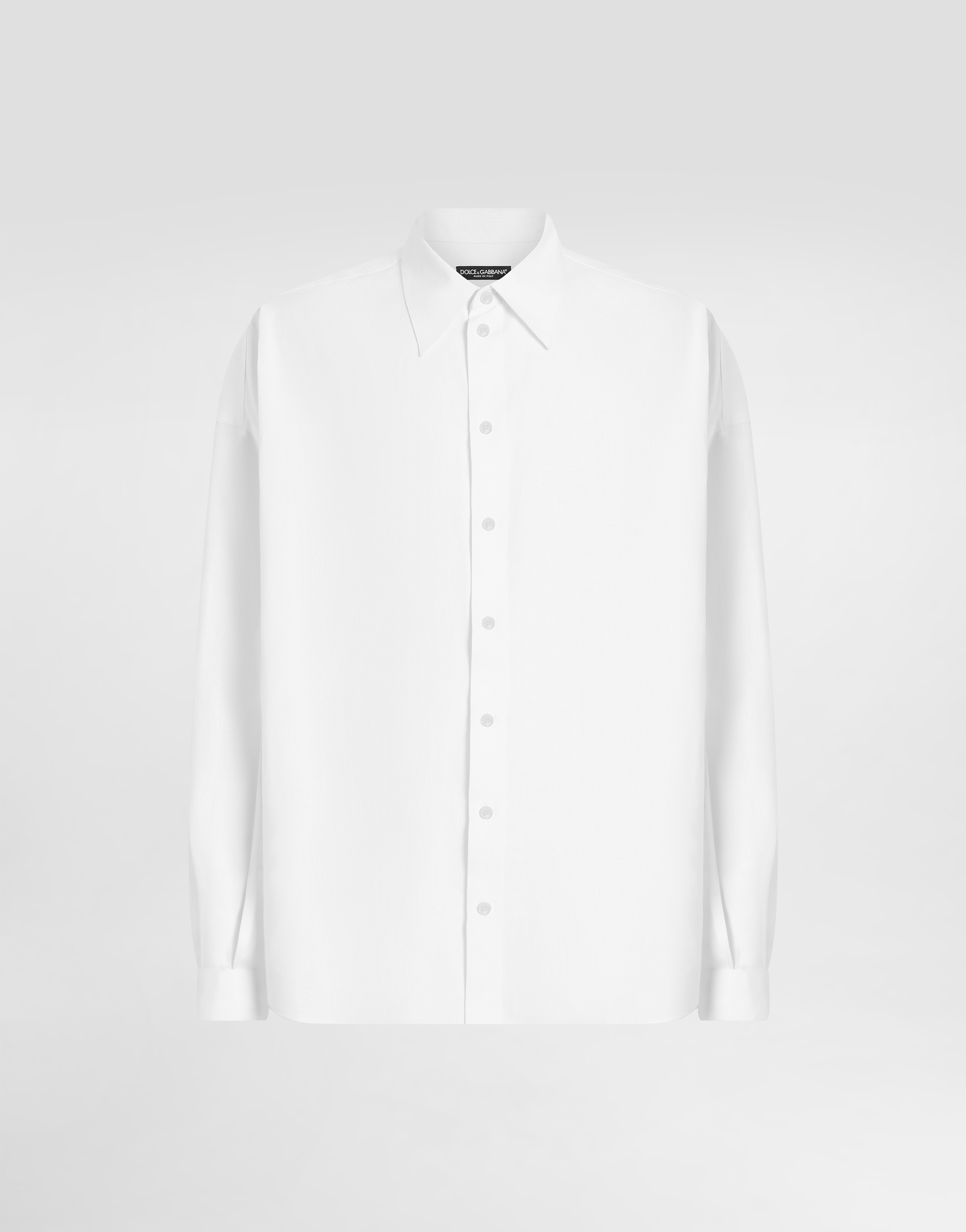 Льняная рубашка с длинными рукавами Dolce & Gabbana, белый
Льняная рубашка с длинными рукавами Dolce & Gabbana, белый