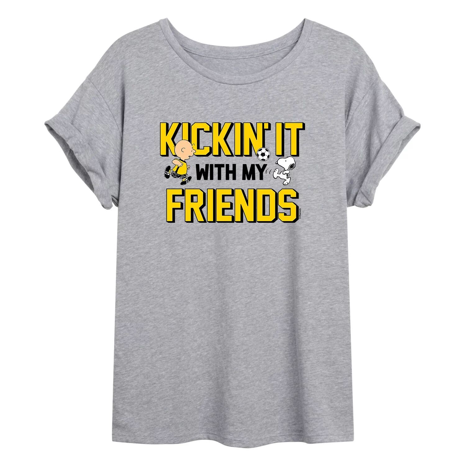 Детская футболка с закругленными манжетами и графическим рисунком Peanuts Soccer Licensed Character
Детская футболка с закругленными манжетами и графическим рисунком Peanuts Soccer Licensed Character
