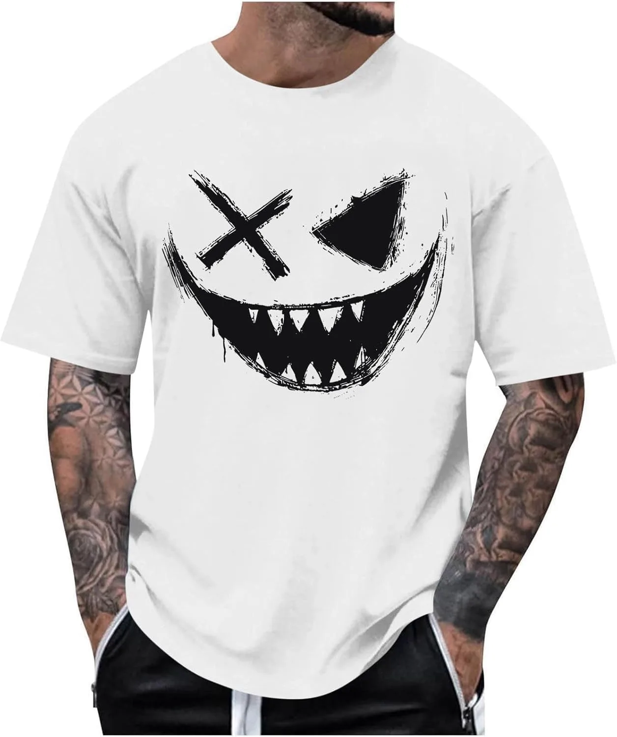 Футболка мужская с принтом скелета, короткий рукав, Halloween
Футболка мужская с принтом скелета, короткий рукав, Halloween