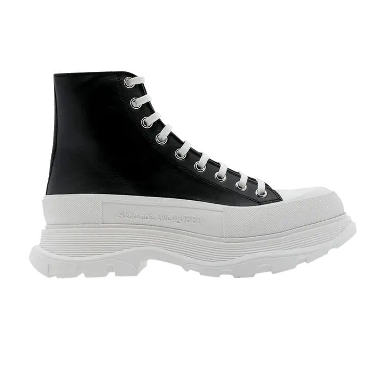 Ботинки Alexander McQueen Tread Slick Boots 'Black White', черный
Ботинки Alexander McQueen Tread Slick Boots 'Black White', черный