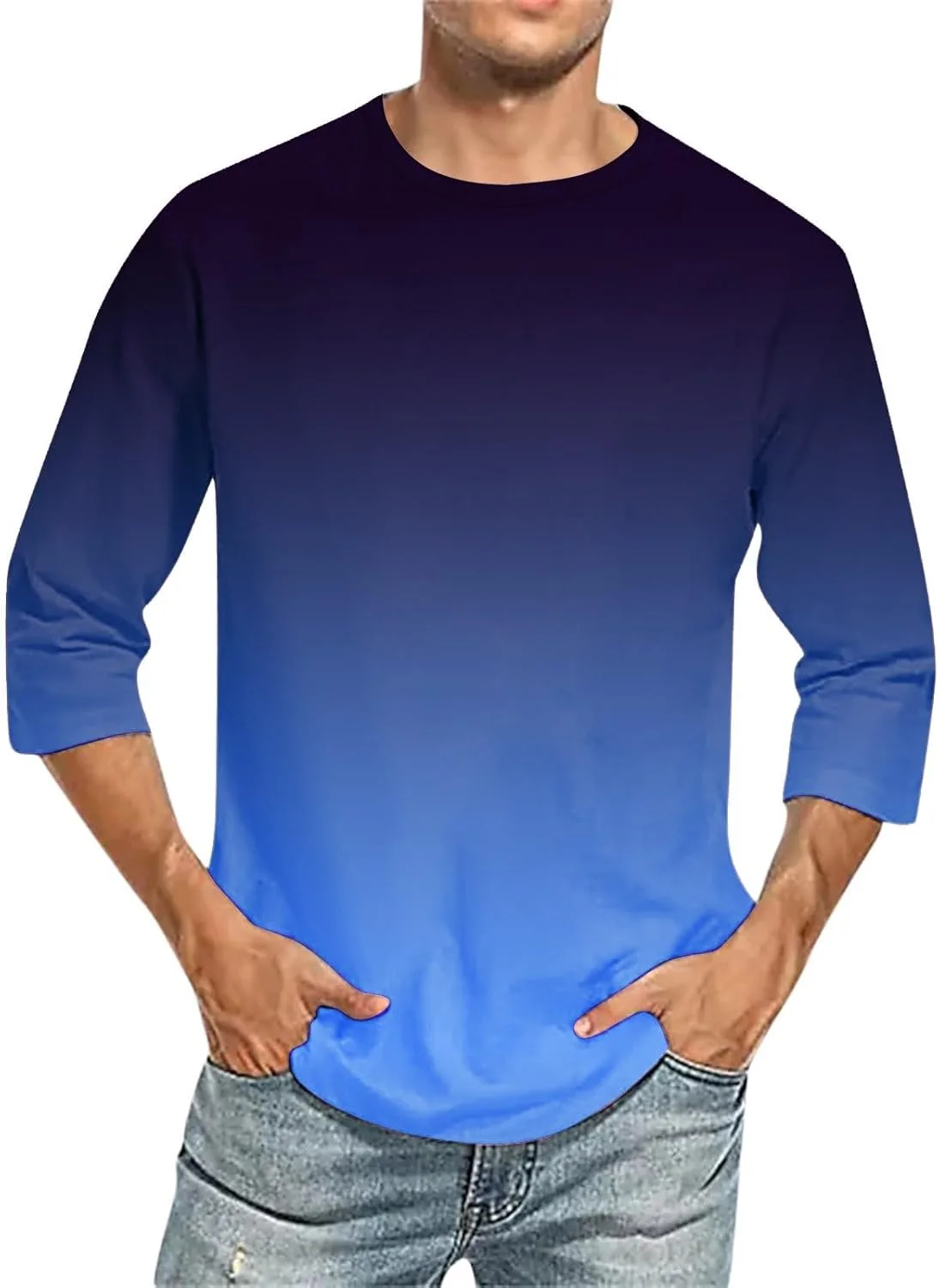 Футболка с коротким рукавом для мужчин Gradient Color Crew Neck
Футболка с коротким рукавом для мужчин Gradient Color Crew Neck