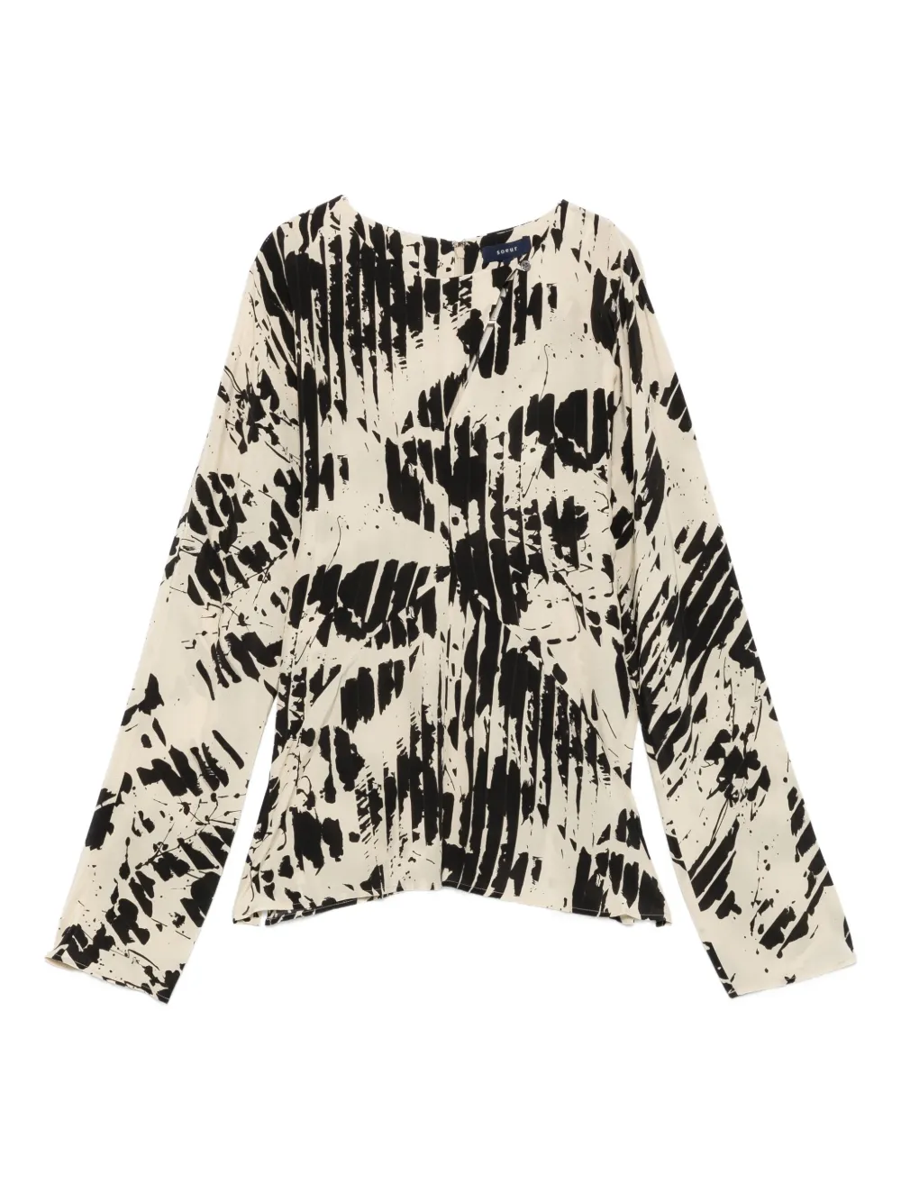 Шелковый топ с абстрактным принтом Soeur, нейтральный
Шелковый топ с абстрактным принтом Soeur, нейтральный