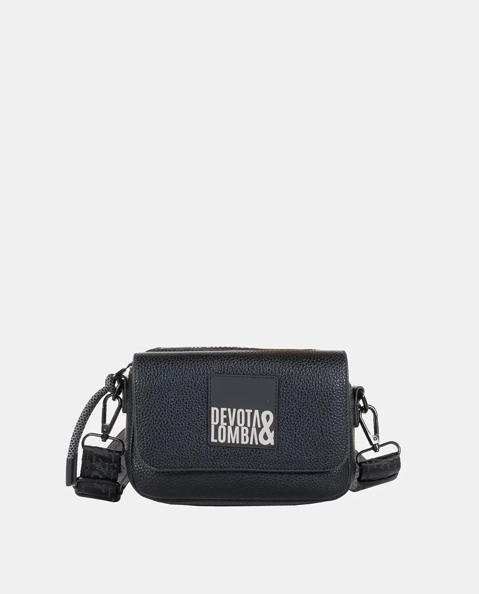 Сложная женская сумка через плечо черного цвета Devota & Lomba, Черный, Сложная женская сумка через плечо черного цвета Devota & Lomba
Сложная женская сумка через плечо черного цвета Devota & Lomba, Черный, Сложная женская сумка через плечо черного цвета Devota & Lomba