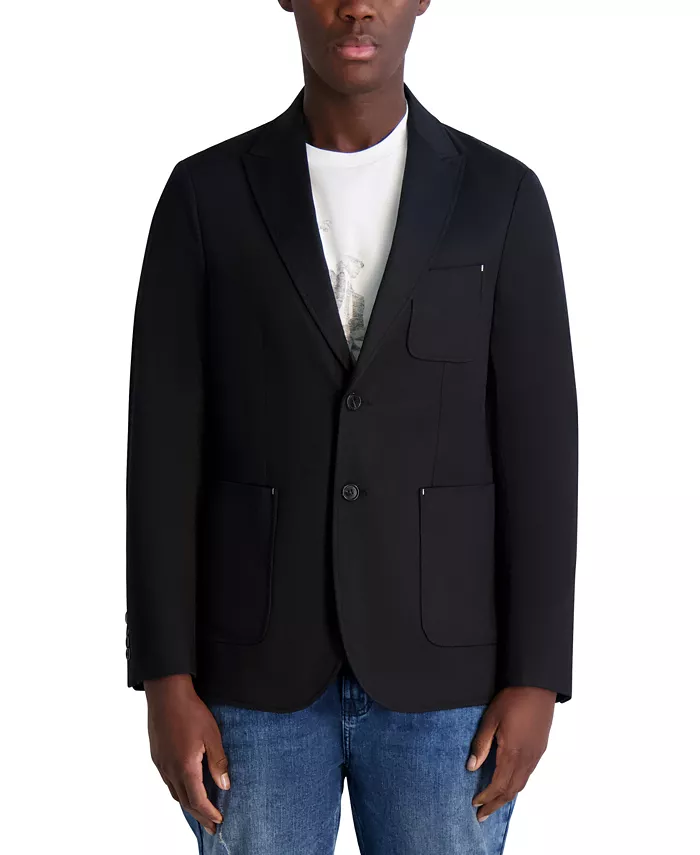 Мужская неструктурированная твиловая куртка KARL LAGERFELD PARIS, черный
Мужская неструктурированная твиловая куртка KARL LAGERFELD PARIS, черный