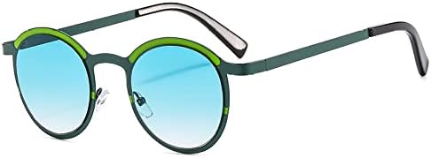 Винтажные солнцезащитные очки в стиле панк для мужчин, ретро, круглая металлическая оправа, для женщин, солнцезащитные очки, защита от ультрафиолета UV400 MTZJH, Green
Винтажные солнцезащитные очки в стиле панк для мужчин, ретро, круглая металлическая оправа, для женщин, солнцезащитные очки, защита от ультрафиолета UV400 MTZJH, Green