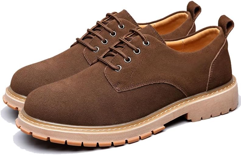 Мужские замшевые оксфорды на шнуровке, ручная прошивка, удобные, противоскользящие туфли, модные, с круглым носком, повседневные деловые туфли Odipon, Coffee
Мужские замшевые оксфорды на шнуровке, ручная прошивка, удобные, противоскользящие туфли, модные, с круглым носком, повседневные деловые туфли Odipon, Coffee