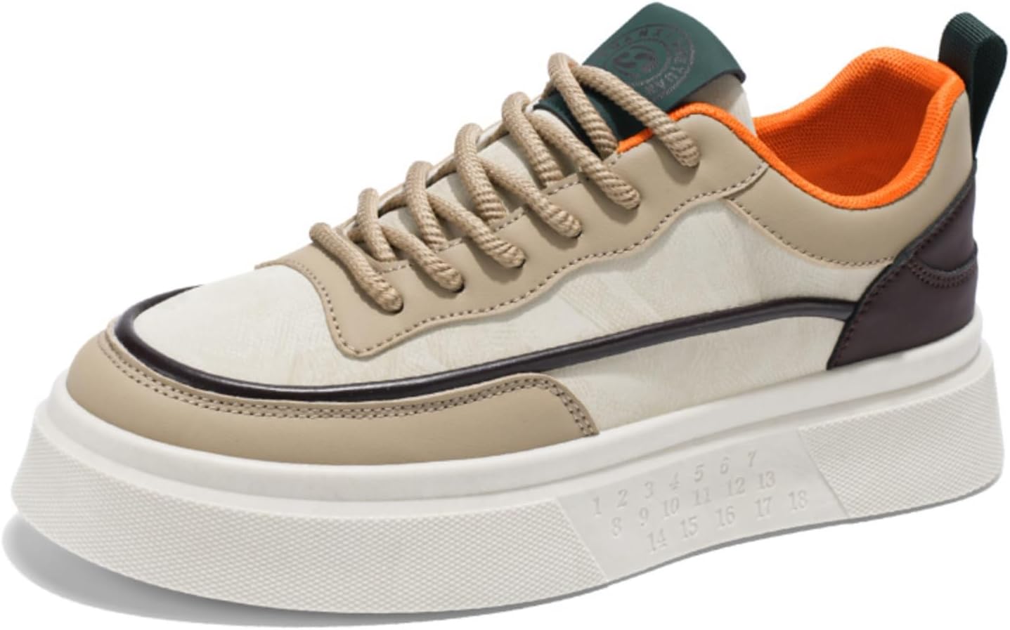 Мужские стильные кроссовки на платформе с цветными блоками, ретро повседневные шнурованные туфли с контрастной подкладкой, идеально подходят для повседневной носки и уличного стиля Aokisx, хаки
Мужские стильные кроссовки на платформе с цветными блоками, ретро повседневные шнурованные туфли с контрастной подкладкой, идеально подходят для повседневной носки и уличного стиля Aokisx, хаки