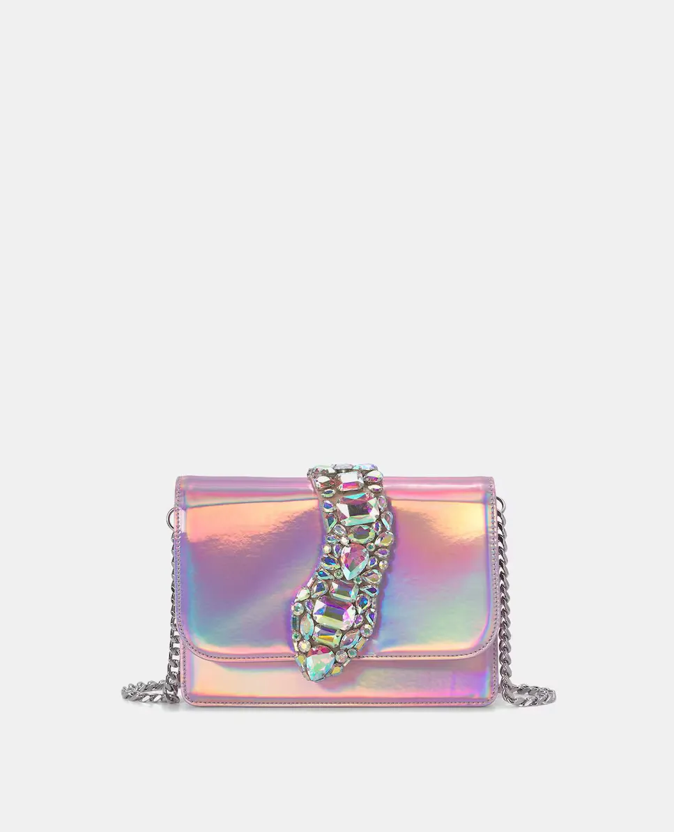 Женская сумка через плечо со змеей из стразов Alma en Pena, розовый
Женская сумка через плечо со змеей из стразов Alma en Pena, розовый