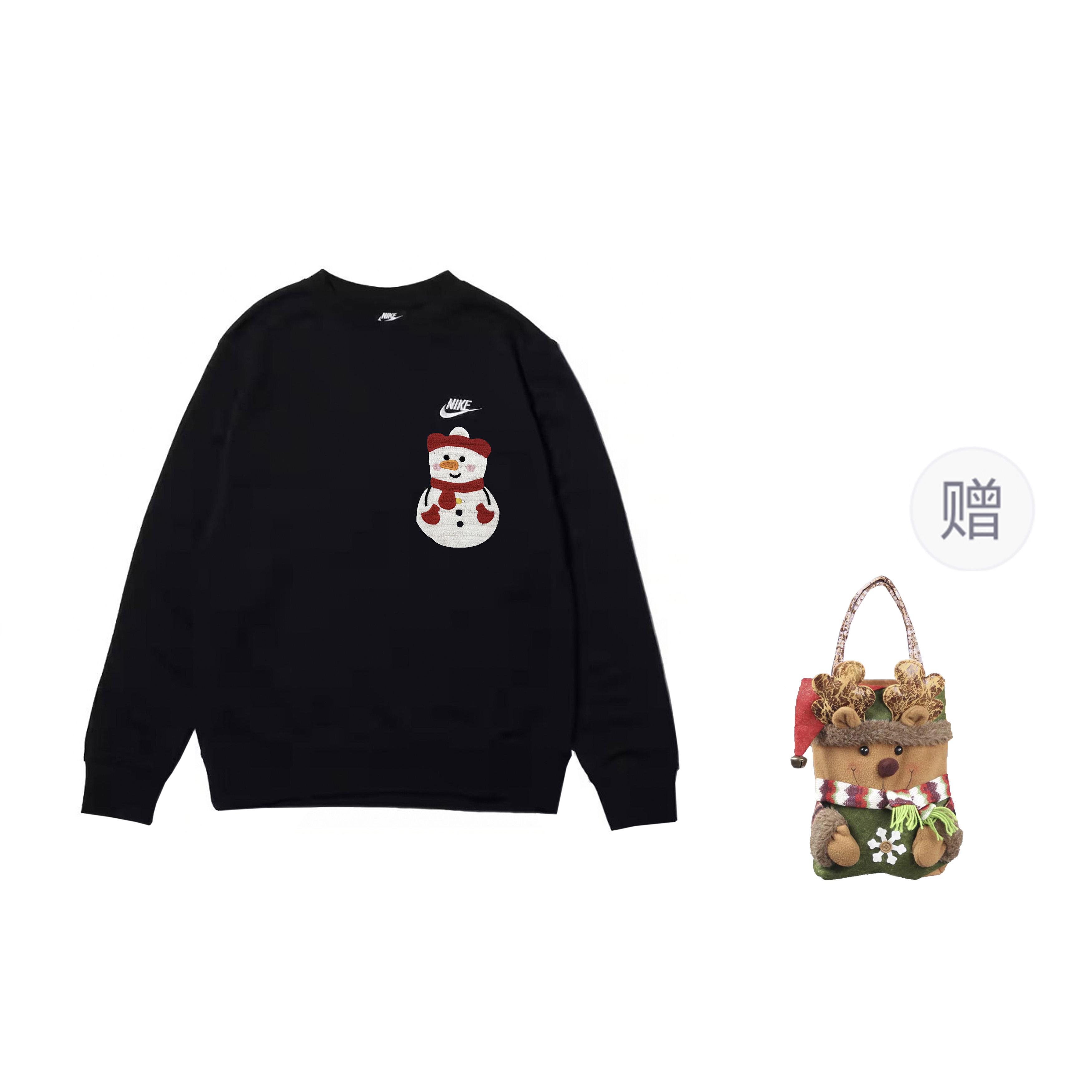 Nike Свитшот унисекс черный, в комплекте подарочная сумка
Nike Свитшот унисекс черный, в комплекте подарочная сумка
