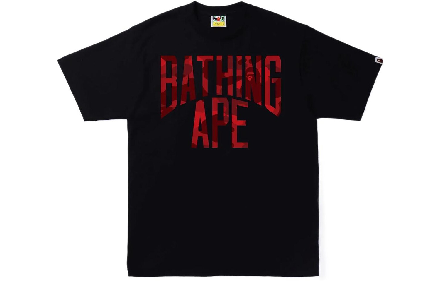 Футболка BAPE Color Camo NYC Logo, весна-лето 2022 A Bathing Ape, черный/красный
Футболка BAPE Color Camo NYC Logo, весна-лето 2022 A Bathing Ape, черный/красный