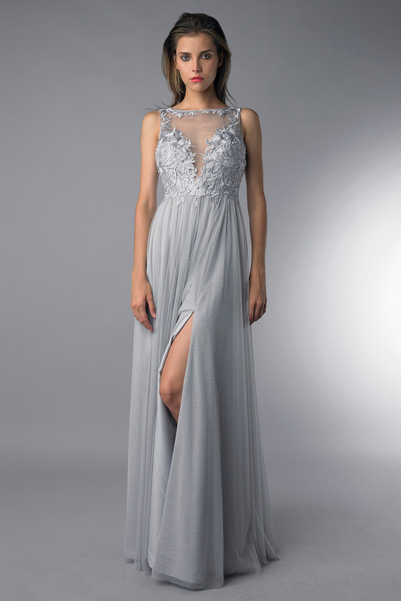 Вышитое платье без рукавов Basix Black Label, серебряный
Вышитое платье без рукавов Basix Black Label, серебряный