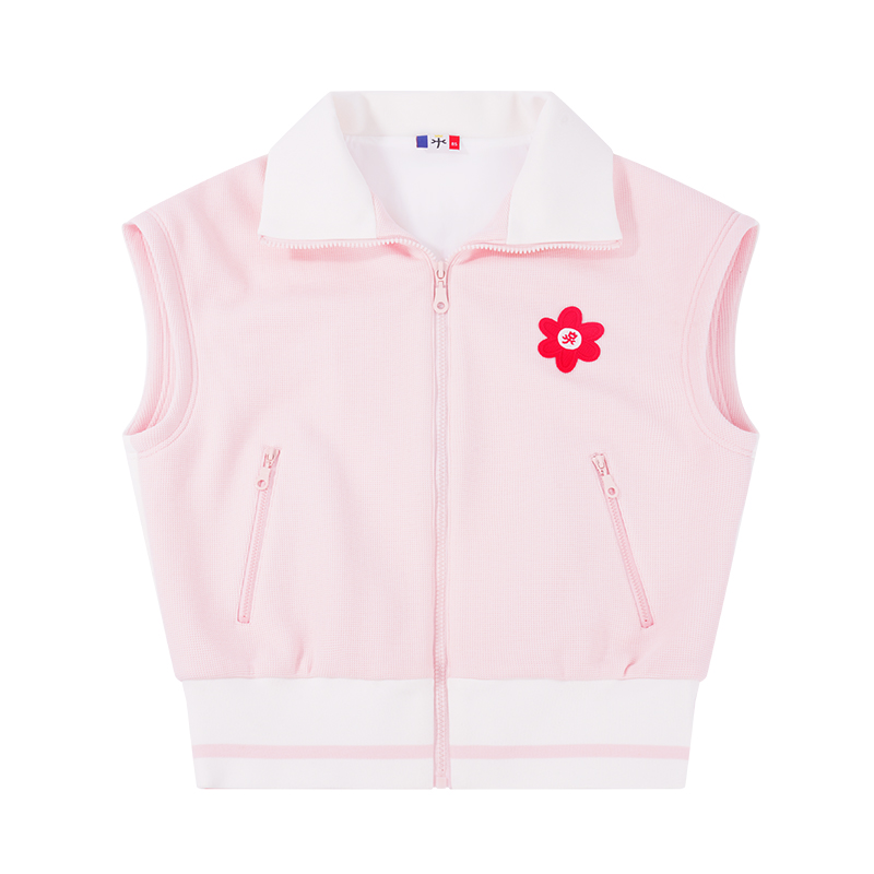 Женский жилет бело-розовый CASTELBAJAC
Женский жилет бело-розовый CASTELBAJAC