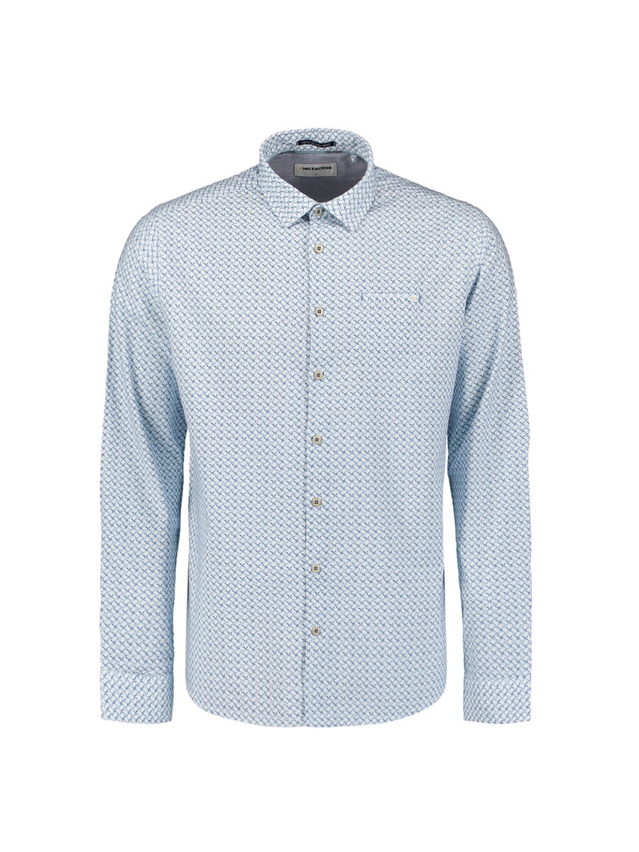 Рубашка на пуговицах классического кроя No Excess, цвет Sapphire/Pastel blue
Рубашка на пуговицах классического кроя No Excess, цвет Sapphire/Pastel blue