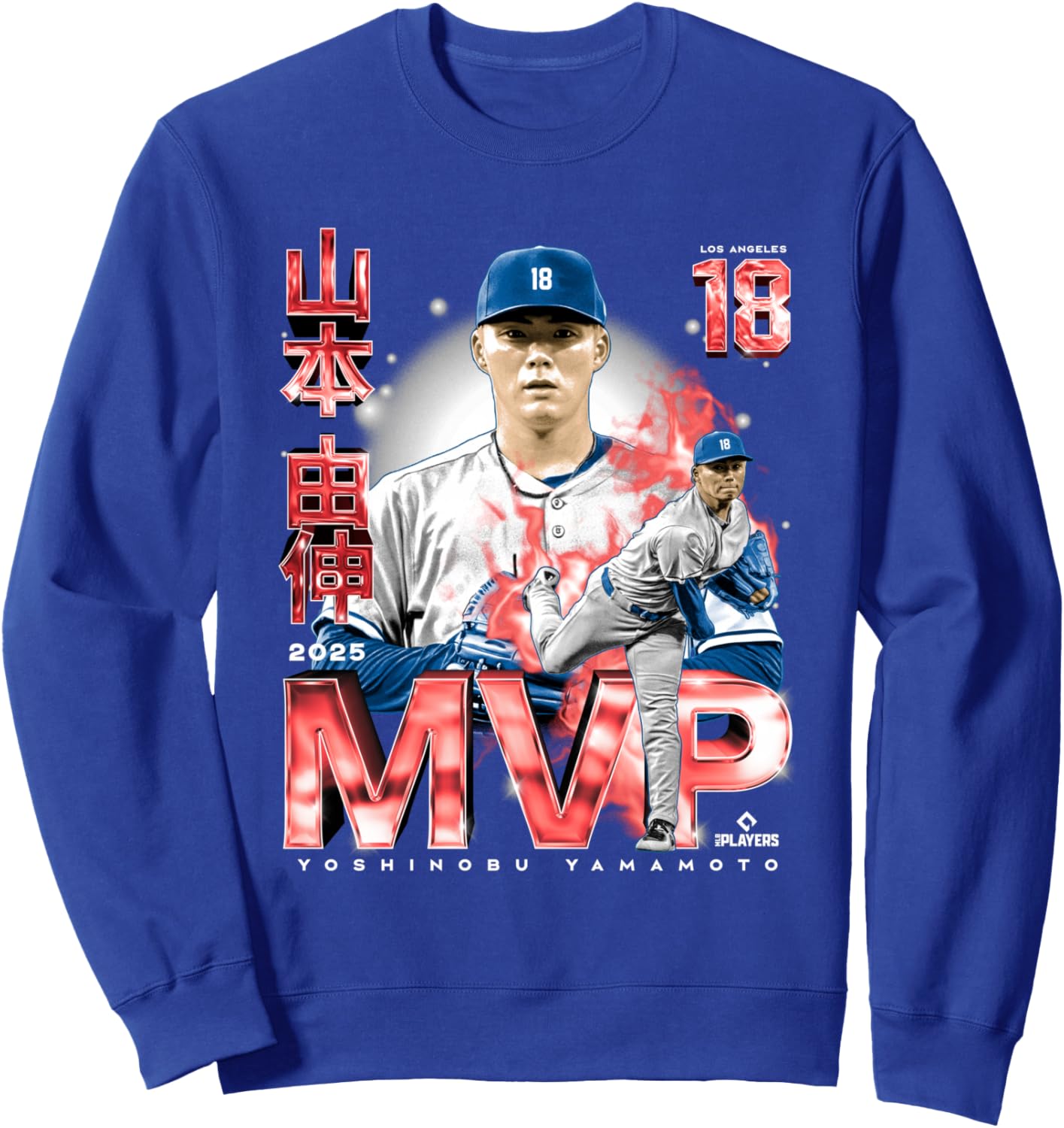 Есинобу Ямамото, Чемпион мира LA Series 2025, MVP, винтажная толстовка License Champs, синий
Есинобу Ямамото, Чемпион мира LA Series 2025, MVP, винтажная толстовка License Champs, синий