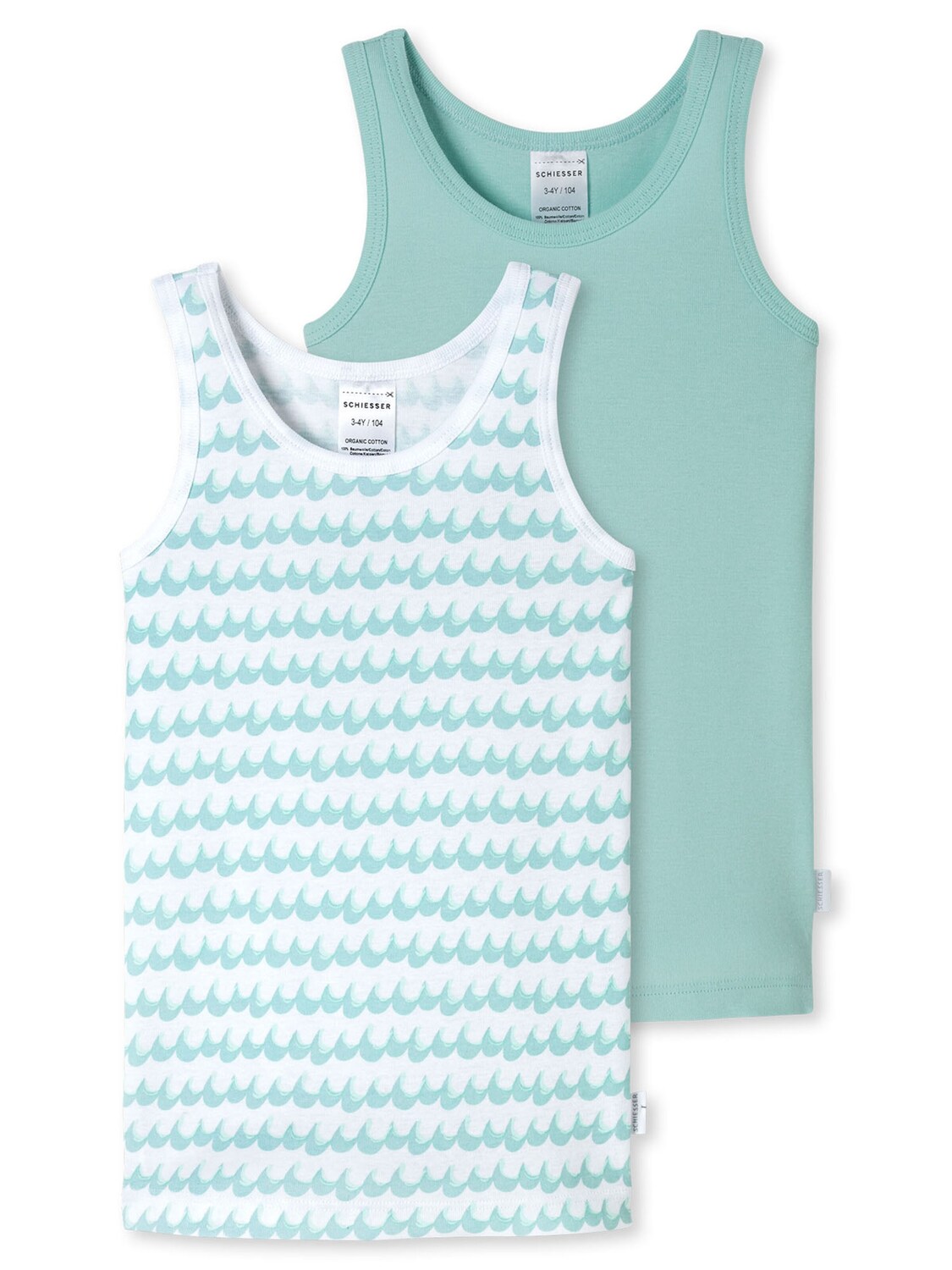 SCHIESSER Майка 'Fine Rib' в цвете бирюза, нефрит
SCHIESSER Майка 'Fine Rib' в цвете бирюза, нефрит