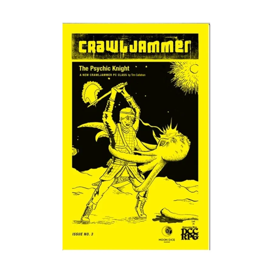 Журнал #3 "Advanced DCC Psionics Psychic Knight Class, Red Planet Rendezvous Adventure", Crawljammer Fanzine
Журнал #3 "Advanced DCC Psionics Psychic Knight Class, Red Planet Rendezvous Adventure", Crawljammer Fanzine