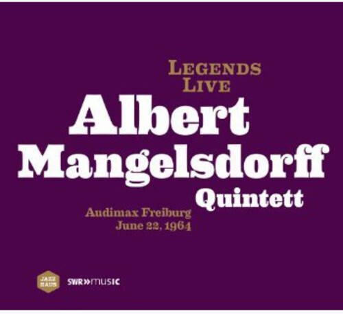 CD диск Mangelsdorff / Sauer: Legends Live: Albert Mangelsdorf Quintett 
CD диск Mangelsdorff / Sauer: Legends Live: Albert Mangelsdorf Quintett