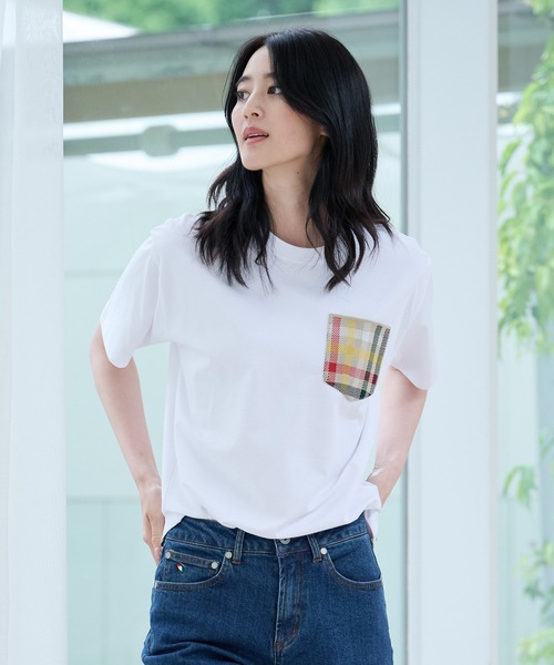 Футболка с ребристым карманом, клетчатая, Share Palmer Arnold Palmer, белый
Футболка с ребристым карманом, клетчатая, Share Palmer Arnold Palmer, белый