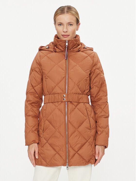 Пуховик стандартного кроя Tommy Hilfiger, коричневый
Пуховик стандартного кроя Tommy Hilfiger, коричневый