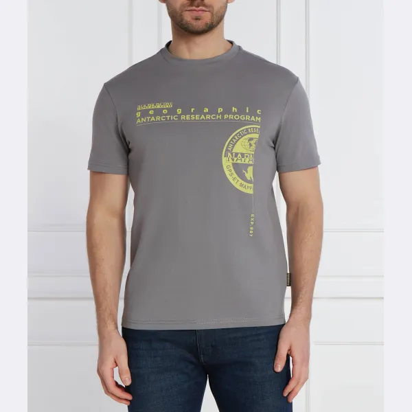 Футболка манта стандартного кроя Napapijri, серый
Футболка манта стандартного кроя Napapijri, серый