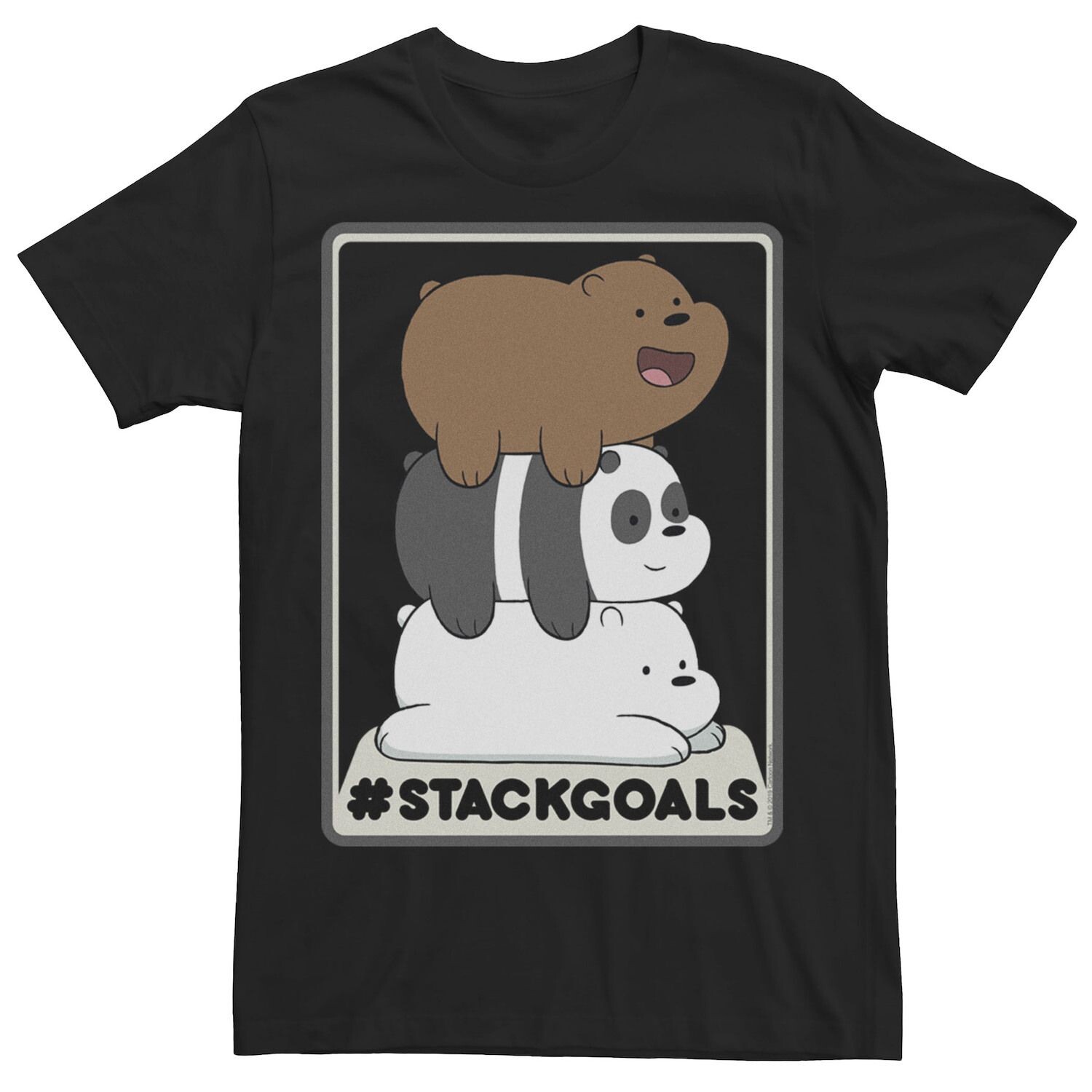Мужская футболка с плакатом Cartoon Network We Bare Bears Stack Goals Licensed Character
Мужская футболка с плакатом Cartoon Network We Bare Bears Stack Goals Licensed Character