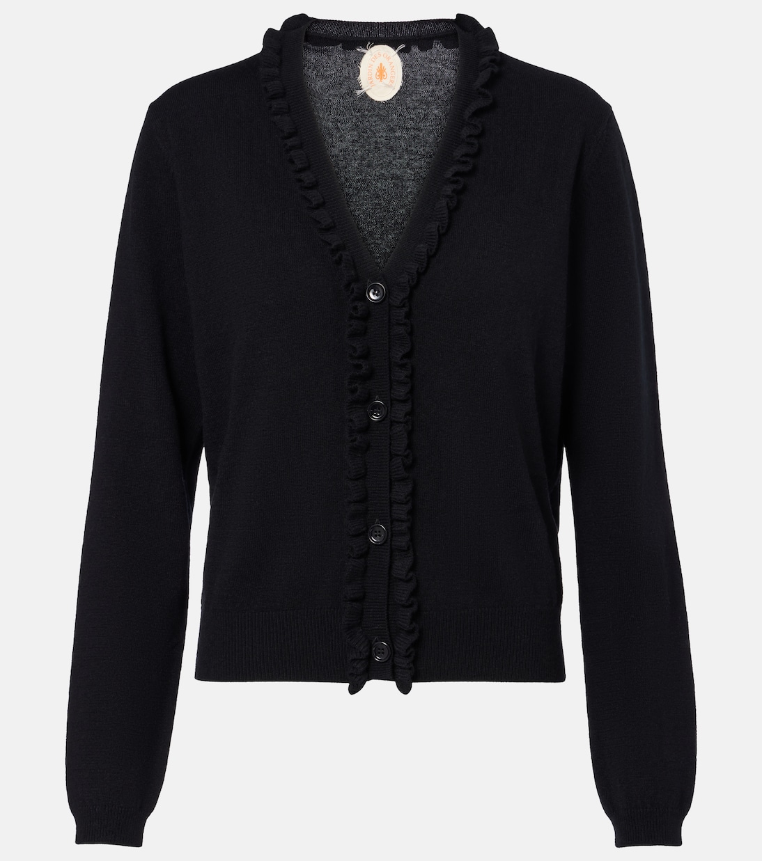 Волан из шерсти и кашемира кардиган Jardin des Orangers, 255-90
Волан из шерсти и кашемира кардиган Jardin des Orangers, 255-90