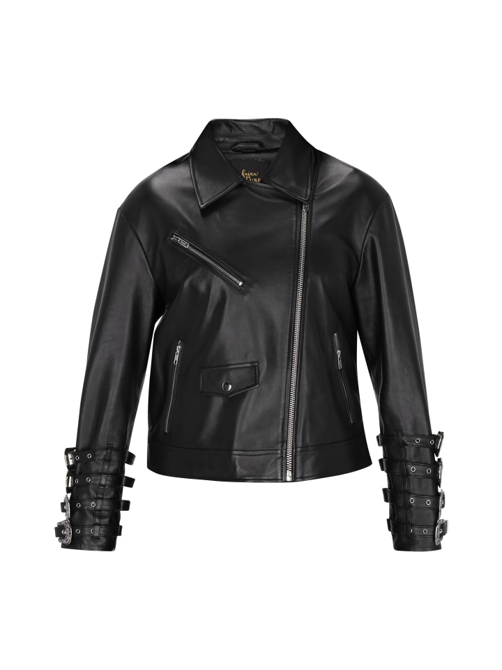 Кожаная куртка faina, черный
Кожаная куртка faina, черный