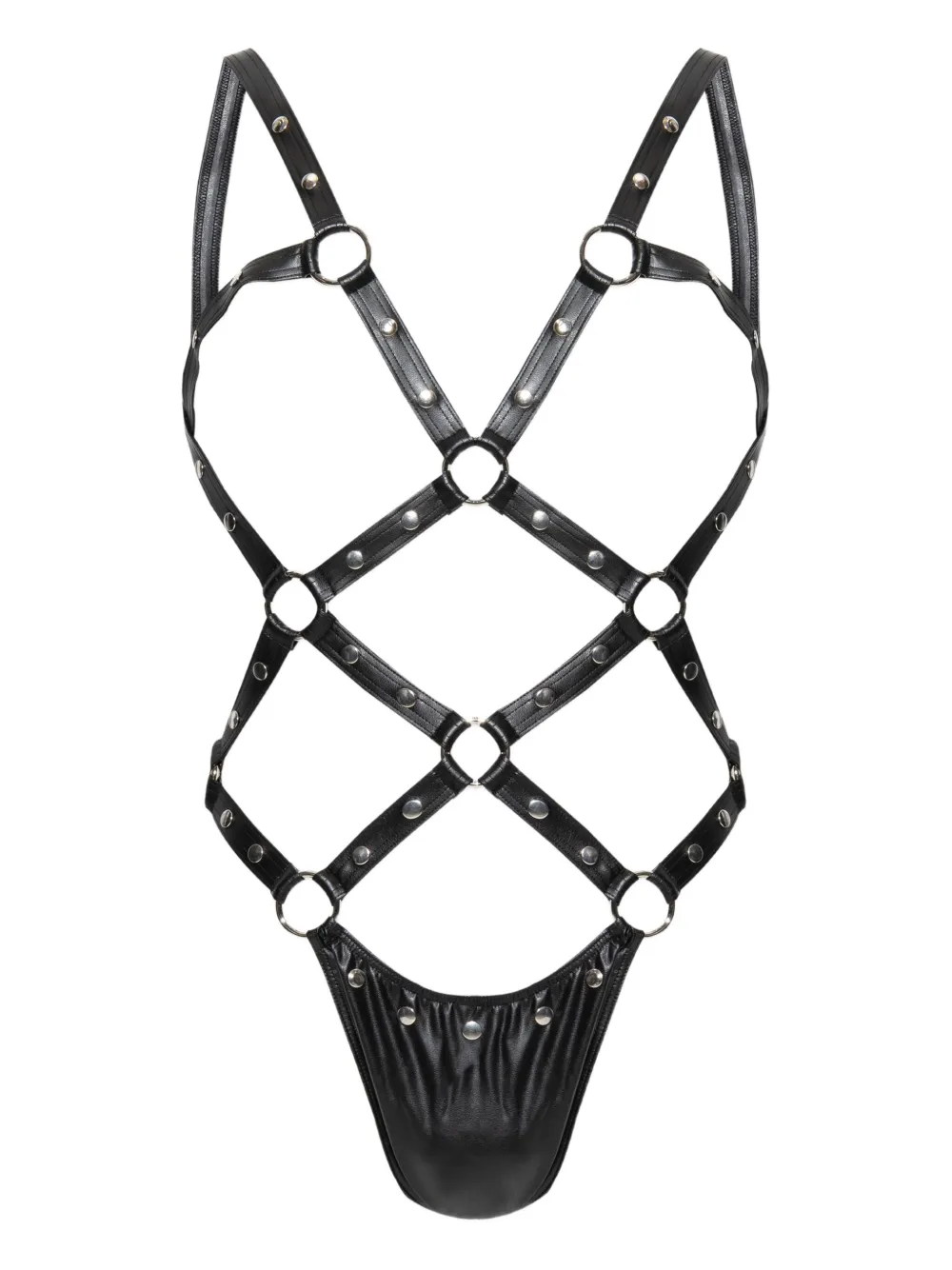 Кожаные трусы DSQUARED2, черный 
Кожаные трусы DSQUARED2, черный