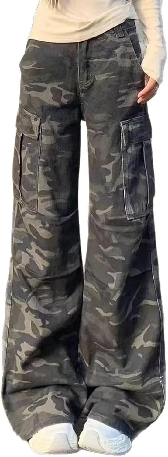 Женские брюки Micro Camo с высокой талией и множеством карманов LREUIP
Женские брюки Micro Camo с высокой талией и множеством карманов LREUIP