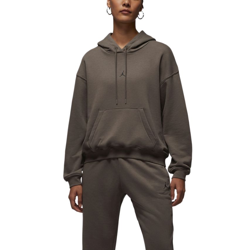 Jordan Женская толстовка цвета хаки с капюшоном, средней толщины
Jordan Женская толстовка цвета хаки с капюшоном, средней толщины