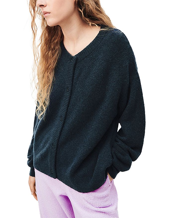 Дамевиль Кардиган с круглым вырезом American Vintage, синий
Дамевиль Кардиган с круглым вырезом American Vintage, синий