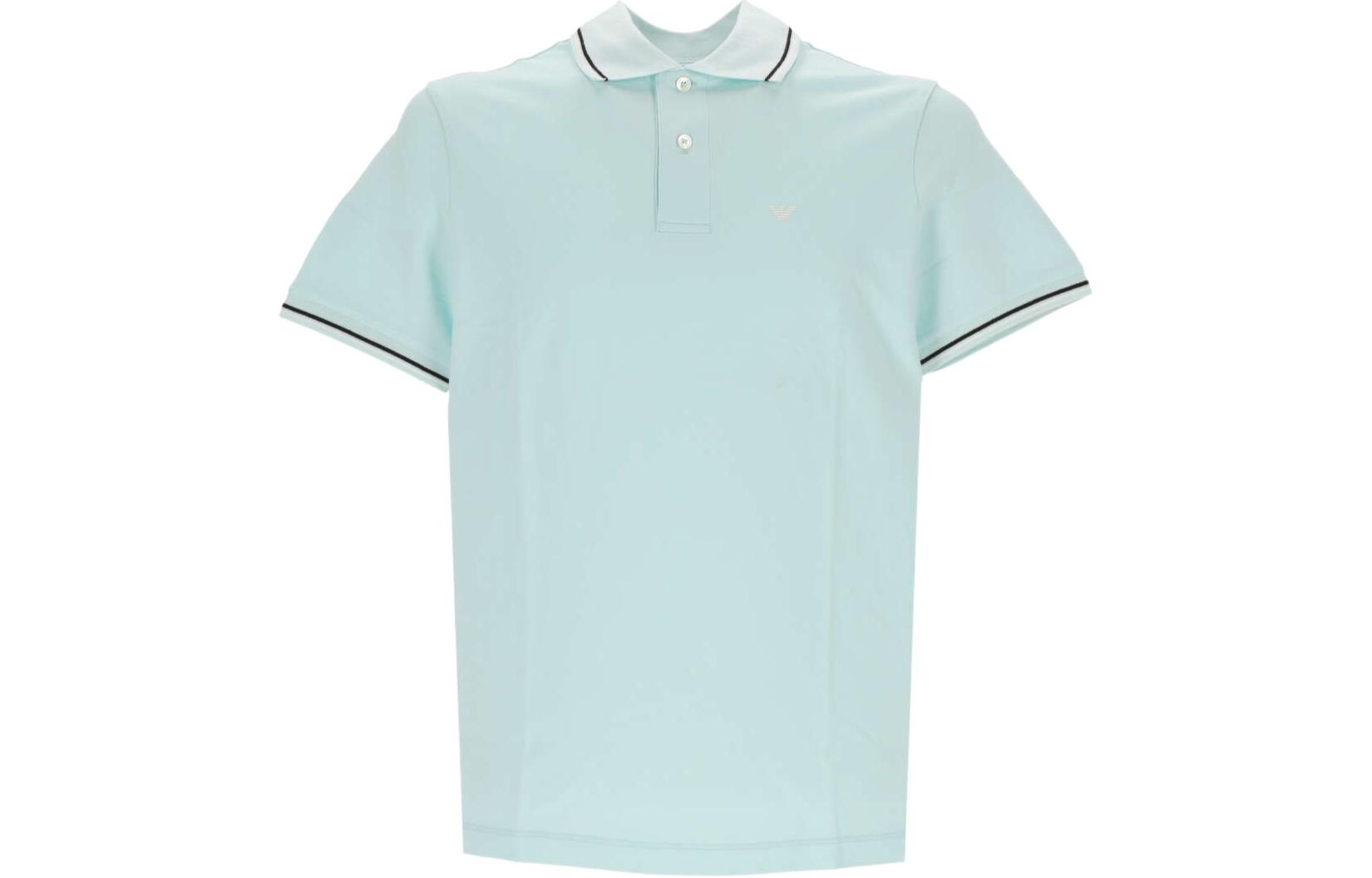 Поло с коротким рукавом и принтом логотипа EMPORIO ARMANI, синий
Поло с коротким рукавом и принтом логотипа EMPORIO ARMANI, синий