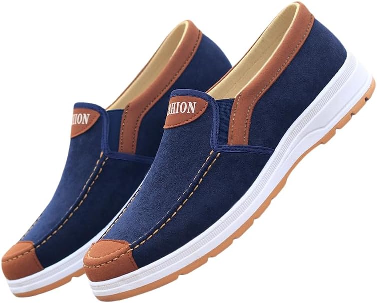 Мужские модные лоферы Hhhchpm с контрастной цветовой блокировкой, удобная нескользящая резиновая подошва, офисная повседневная прочная обувь для ходьбы, деловая обувь для мужчин, синий
Мужские модные лоферы Hhhchpm с контрастной цветовой блокировкой, удобная нескользящая резиновая подошва, офисная повседневная прочная обувь для ходьбы, деловая обувь для мужчин, синий