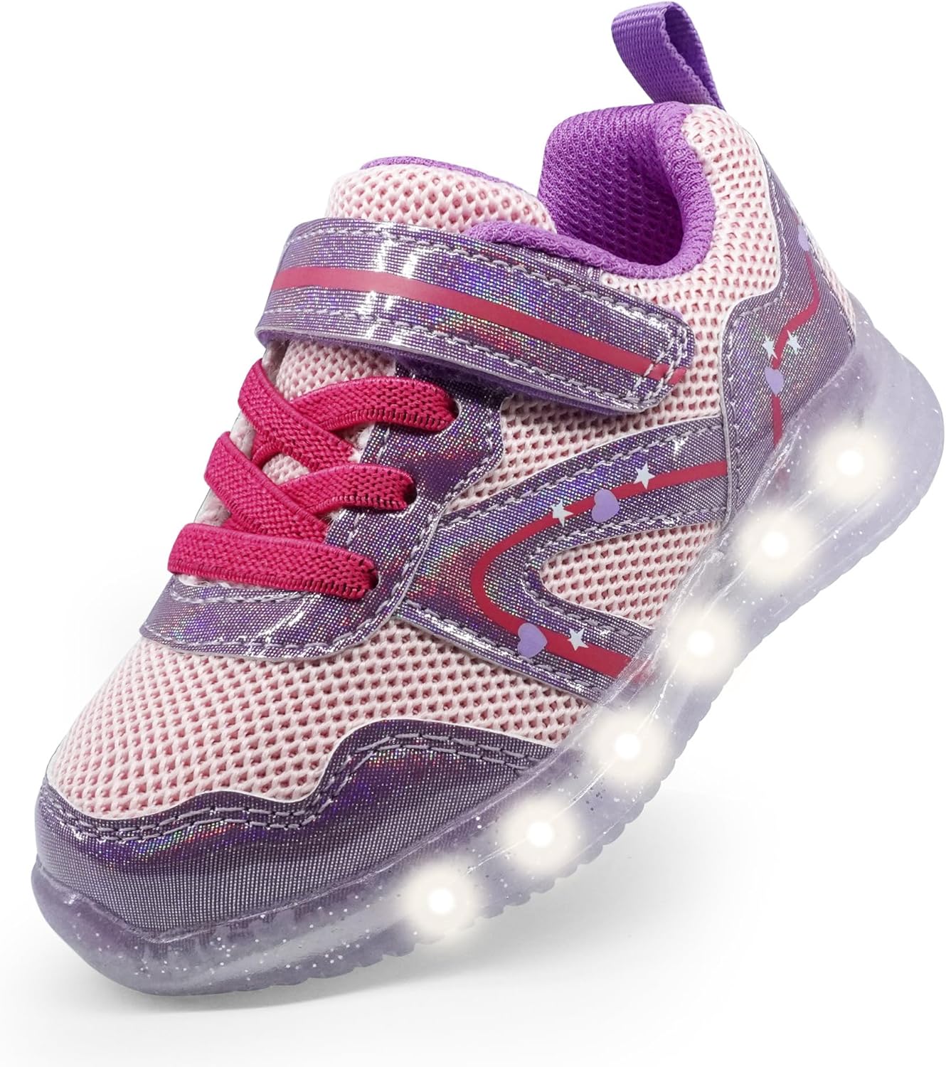 Детские кроссовки Floranate с подсветкой для мальчиков и девочек, светящиеся LED, легкие для прогулок и тенниса, для малышей и маленьких детей, розовый
Детские кроссовки Floranate с подсветкой для мальчиков и девочек, светящиеся LED, легкие для прогулок и тенниса, для малышей и маленьких детей, розовый