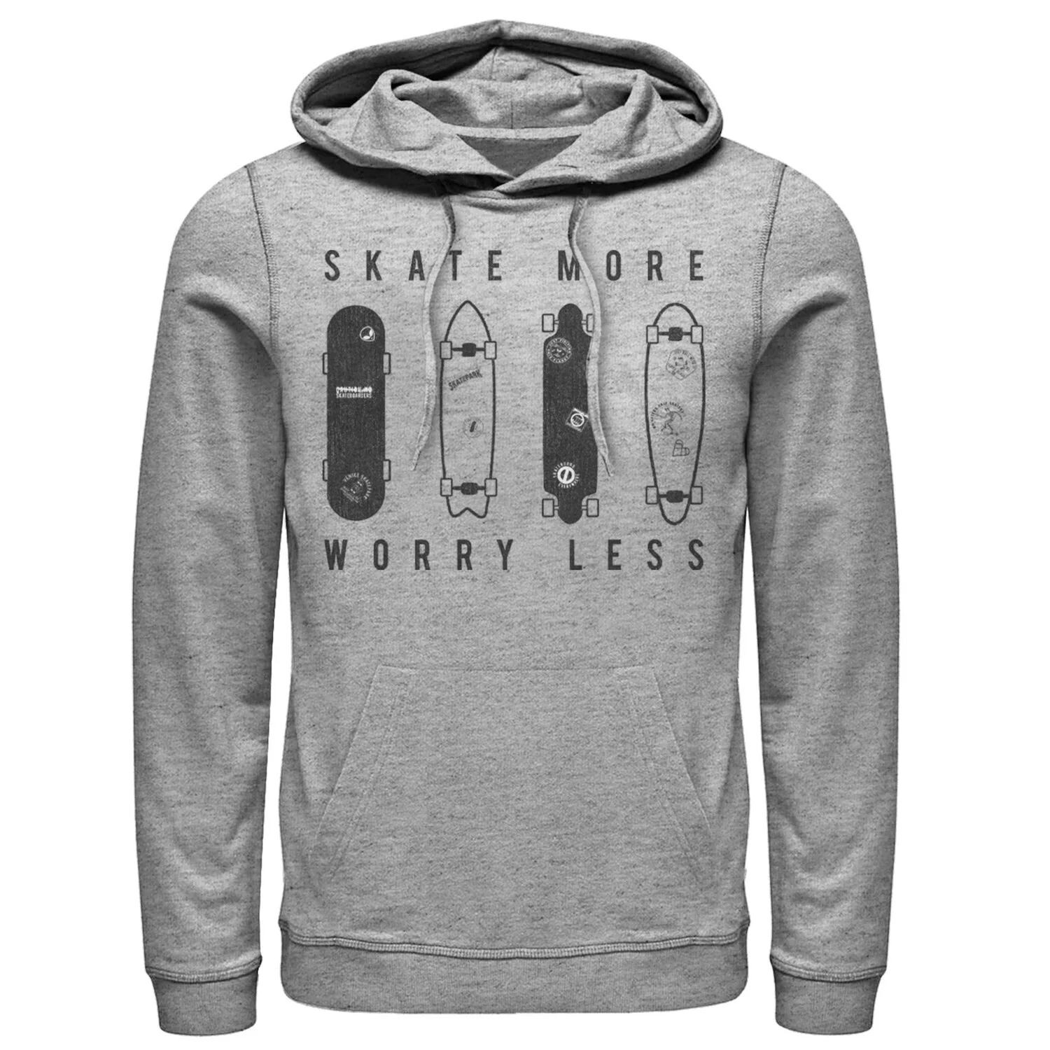 Мужская толстовка с капюшоном Skate More Worry Less Skateboard Lineup Sketch Licensed Character
Мужская толстовка с капюшоном Skate More Worry Less Skateboard Lineup Sketch Licensed Character