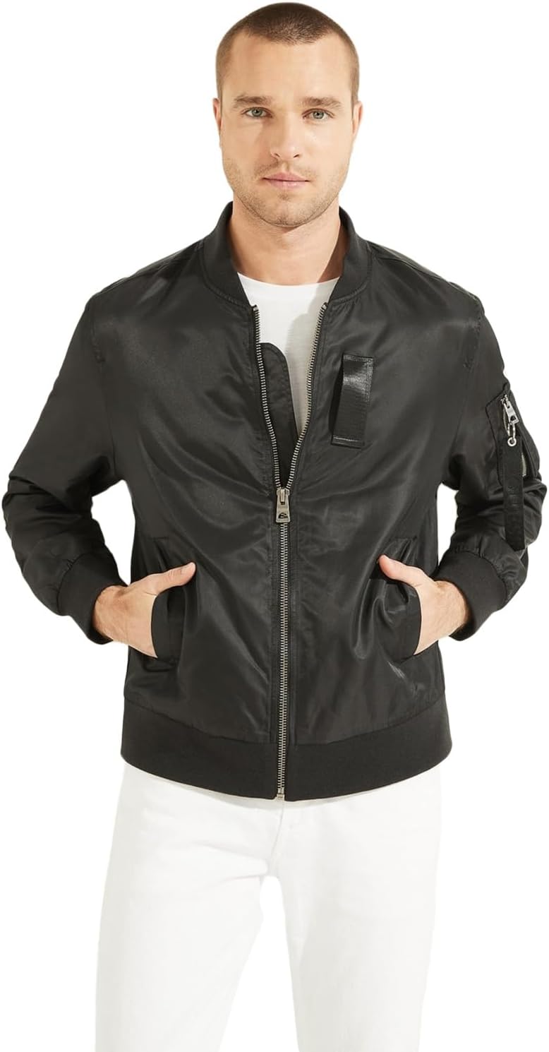 Ветровка GUESS мужская Nylon Flight, Jet Black A996
Ветровка GUESS мужская Nylon Flight, Jet Black A996