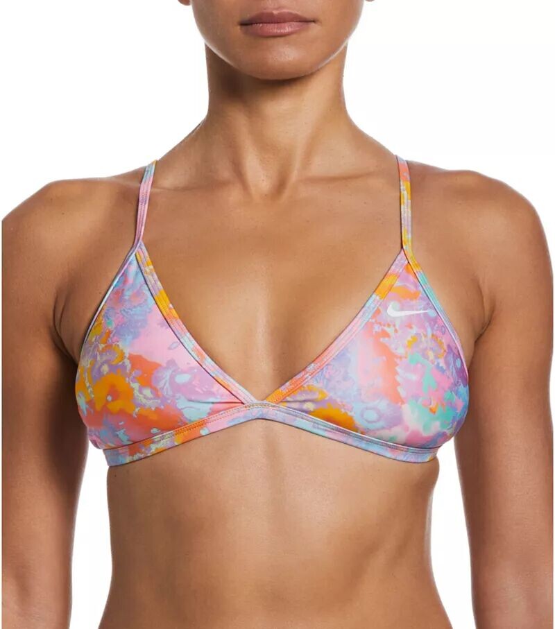 Женский купальник бикини с разноцветным принтом и завязками Nike Nike
Женский купальник бикини с разноцветным принтом и завязками Nike Nike