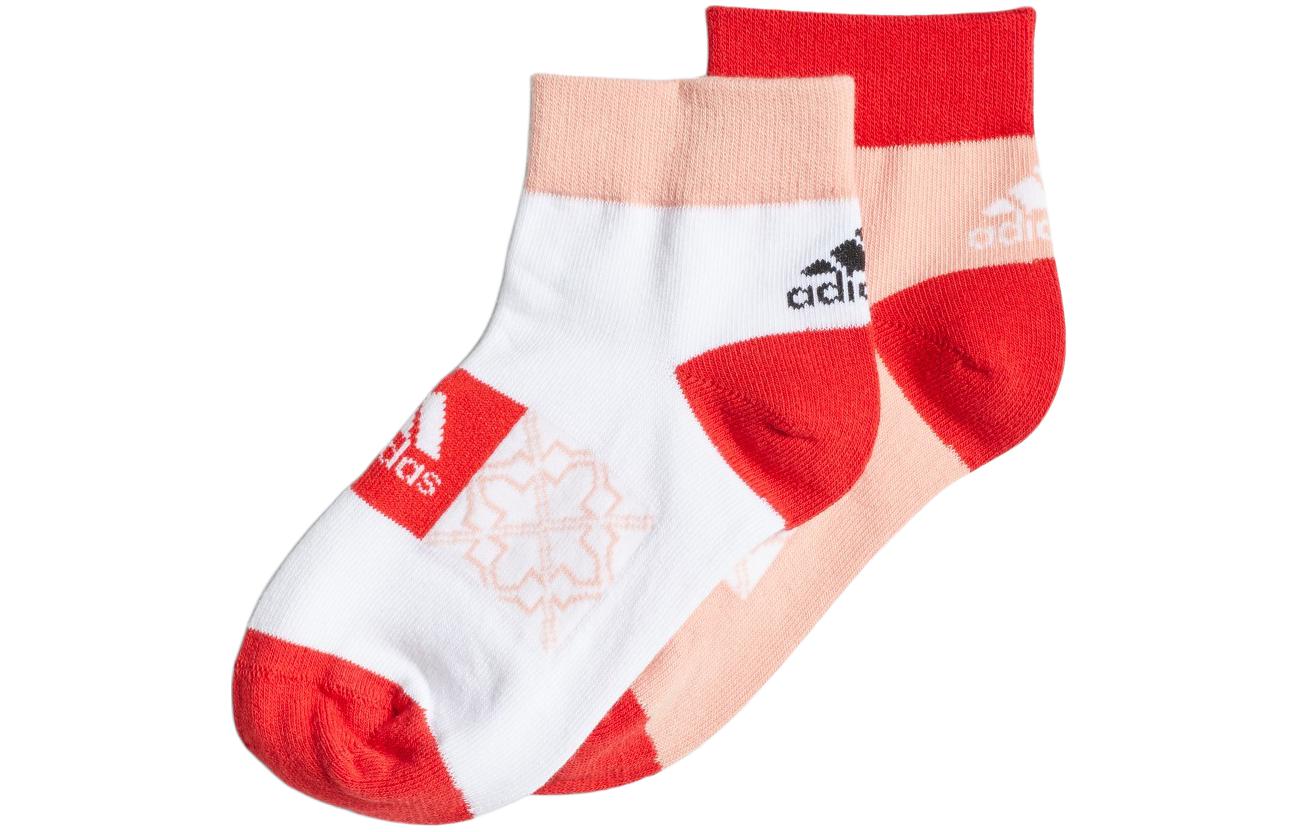 Детские носки Adidas, 2 пары (розовый/белый)
Детские носки Adidas, 2 пары (розовый/белый)