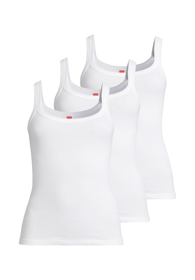 Майка/Топ 3 шт. в мелкий рубчик -Con-Ta-, белый
Майка/Топ 3 шт. в мелкий рубчик -Con-Ta-, белый