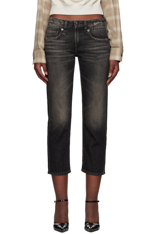 Прямые джинсы для мальчиков R13, черный
Прямые джинсы для мальчиков R13, черный