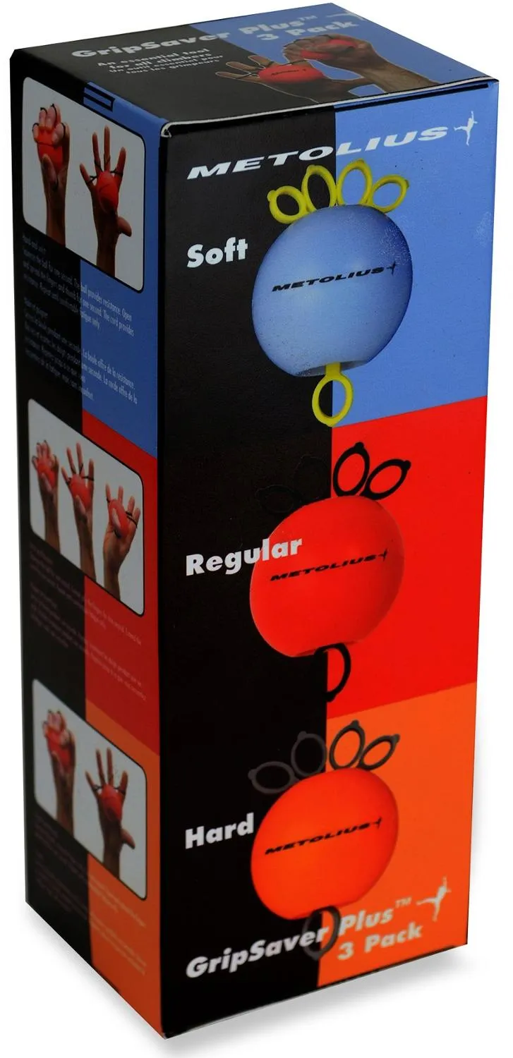 Тренажеры для рук Grip Saver Plus набор 3 шт. Metolius, Blue/Red/Orange
Тренажеры для рук Grip Saver Plus набор 3 шт. Metolius, Blue/Red/Orange