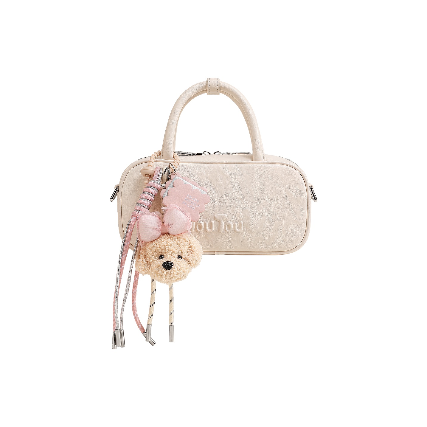 TOUTOU Женская сумка из полиуретана обычного размера разноцветная, Cream White
TOUTOU Женская сумка из полиуретана обычного размера разноцветная, Cream White