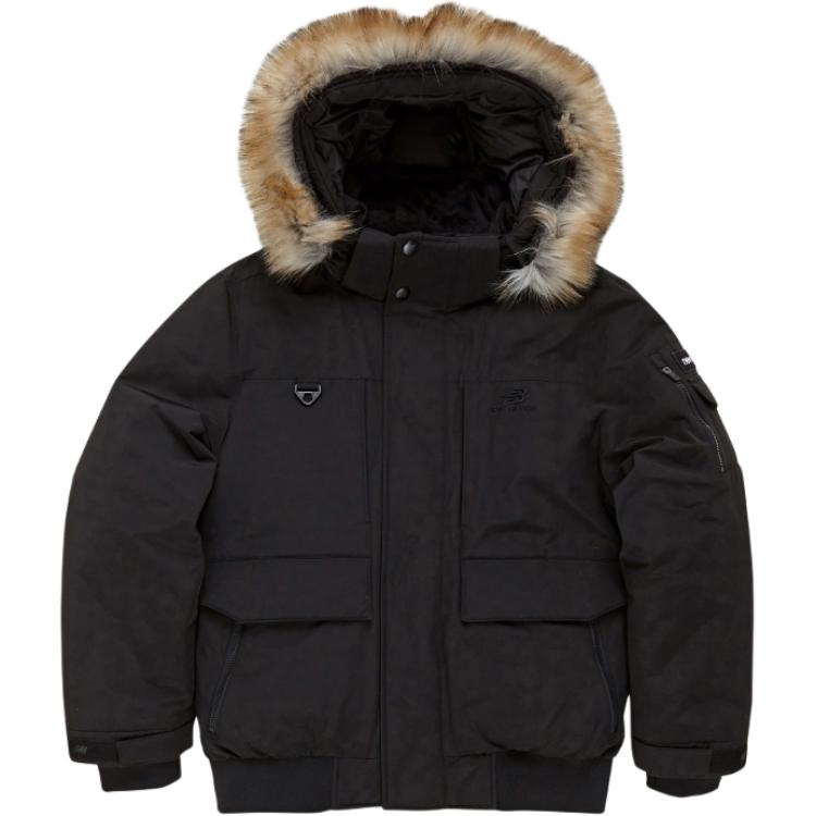 New Balance Пуховик унисекс черный, Black 
New Balance Пуховик унисекс черный, Black