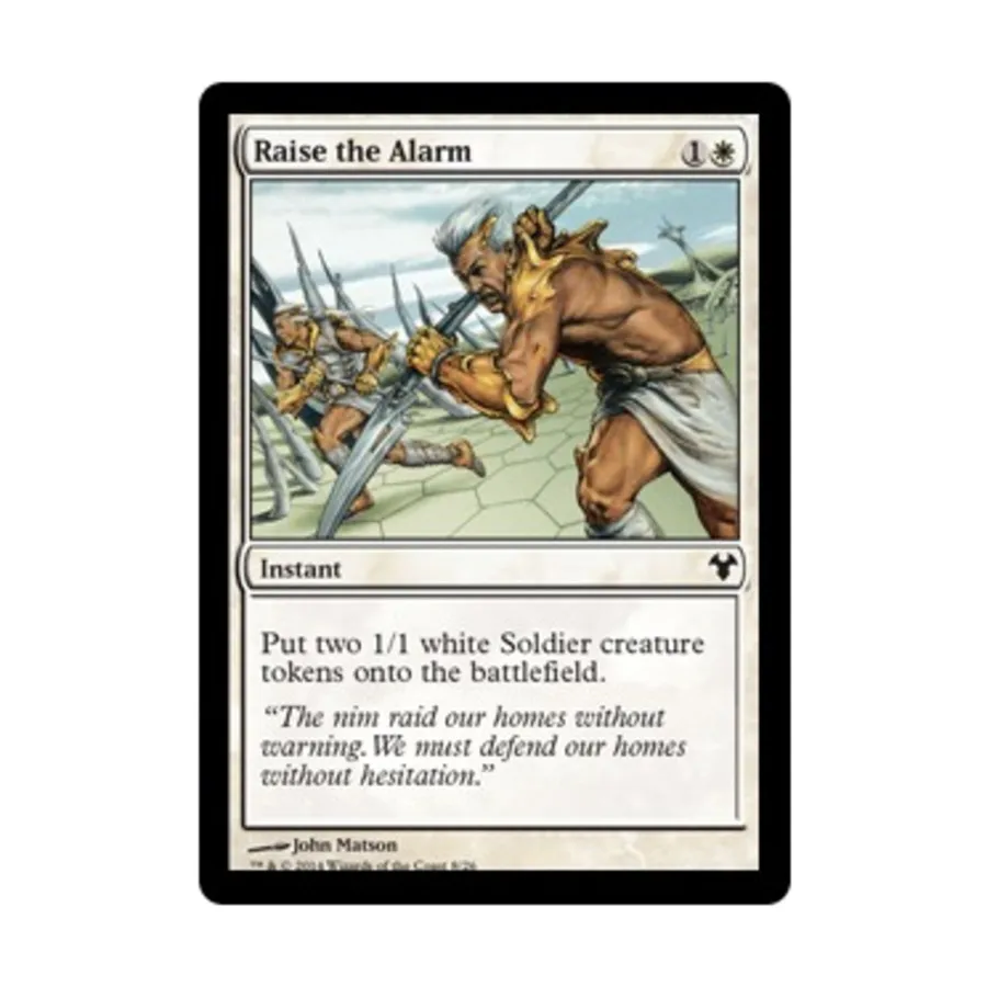 CCG Поднимите тревогу (С), MTG - Modern Event Deck 2014 
CCG Поднимите тревогу (С), MTG - Modern Event Deck 2014