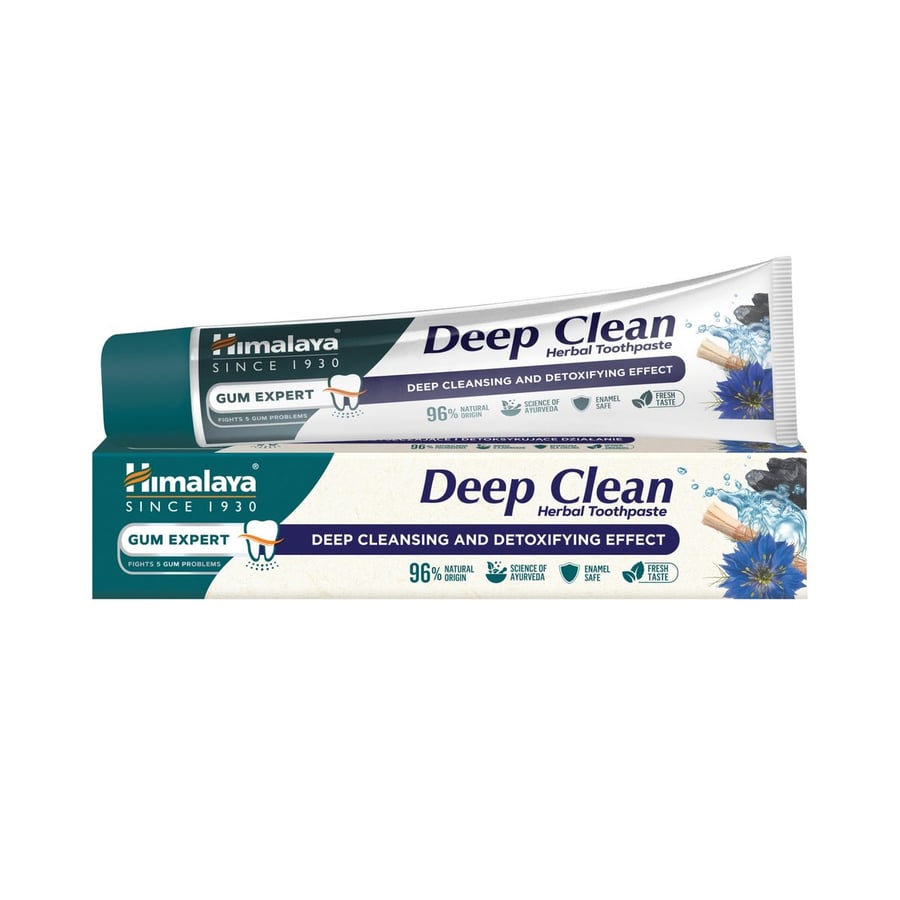 Зубная паста Himalaya Gum Expert Deep Clean Herbal 75 мл
Зубная паста Himalaya Gum Expert Deep Clean Herbal 75 мл