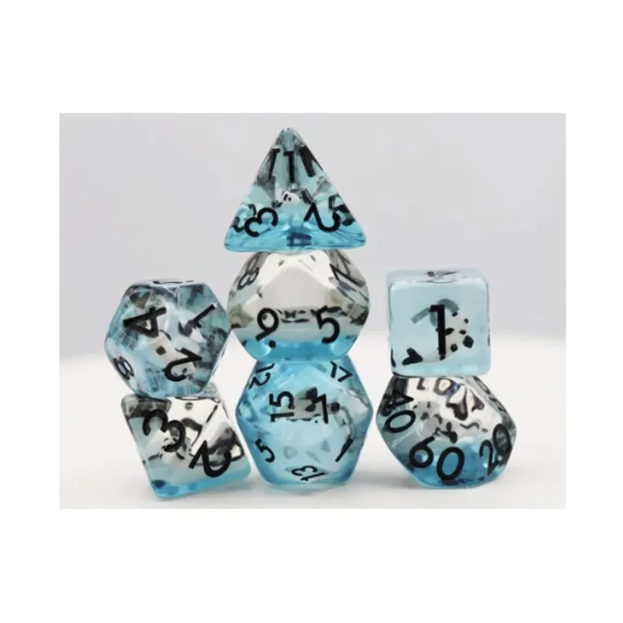 Набор Poly - Lucky Koi Fish с черным (7), Dice Sets - Resin/Acrylic - Blue, Green, & Purple (Foam Brain Games)
Набор Poly - Lucky Koi Fish с черным (7), Dice Sets - Resin/Acrylic - Blue, Green, & Purple (Foam Brain Games)