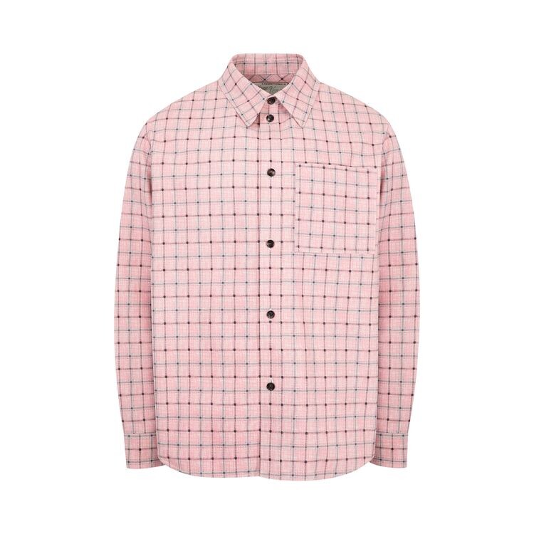 Рубашка Bottega Veneta Pink Check Print Leather Shirt Pale Pink/Grey, розовый
Рубашка Bottega Veneta Pink Check Print Leather Shirt Pale Pink/Grey, розовый
