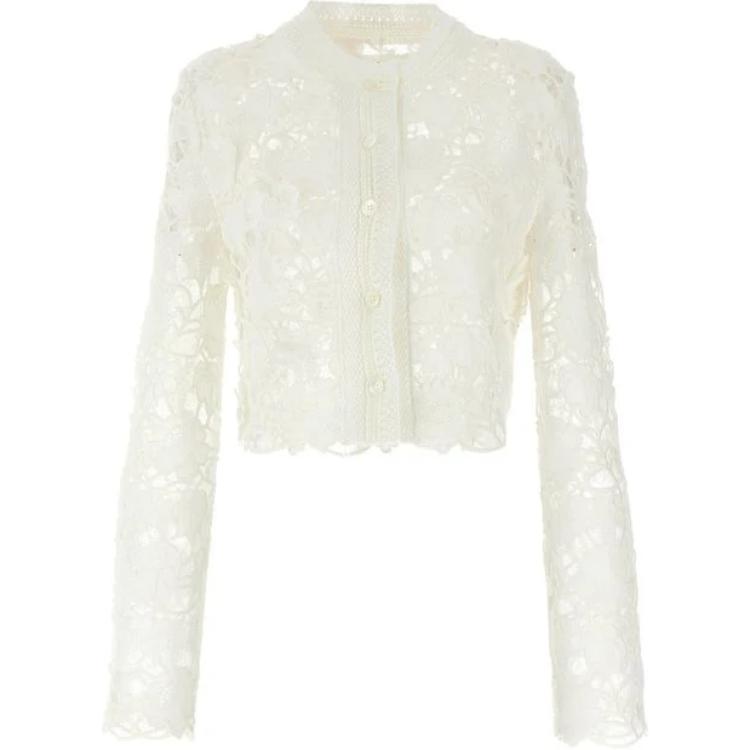 Макраме тюль топный кардиган ERMANNO SCERVINO, белый
Макраме тюль топный кардиган ERMANNO SCERVINO, белый