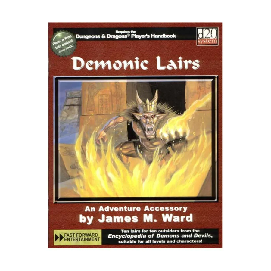 Модуль Demonic Lairs, d20 Sourcebooks (Fast Forward) 
Модуль Demonic Lairs, d20 Sourcebooks (Fast Forward)